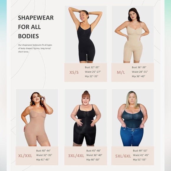 NWT Feelingirl Shapewear Bodysuit - Picture 7 of 7